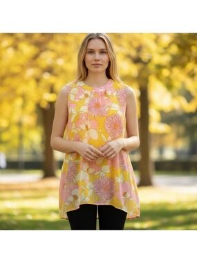 Dr2 small dress/ long tunic retro 70s vibe boho flowy